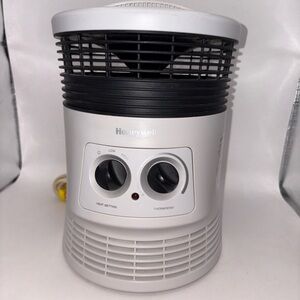 Honeywell Compact Electric Space Heater in White and Black